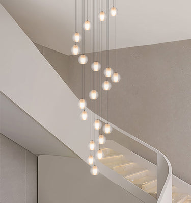 Nordic Transparent Crystal Chandelier